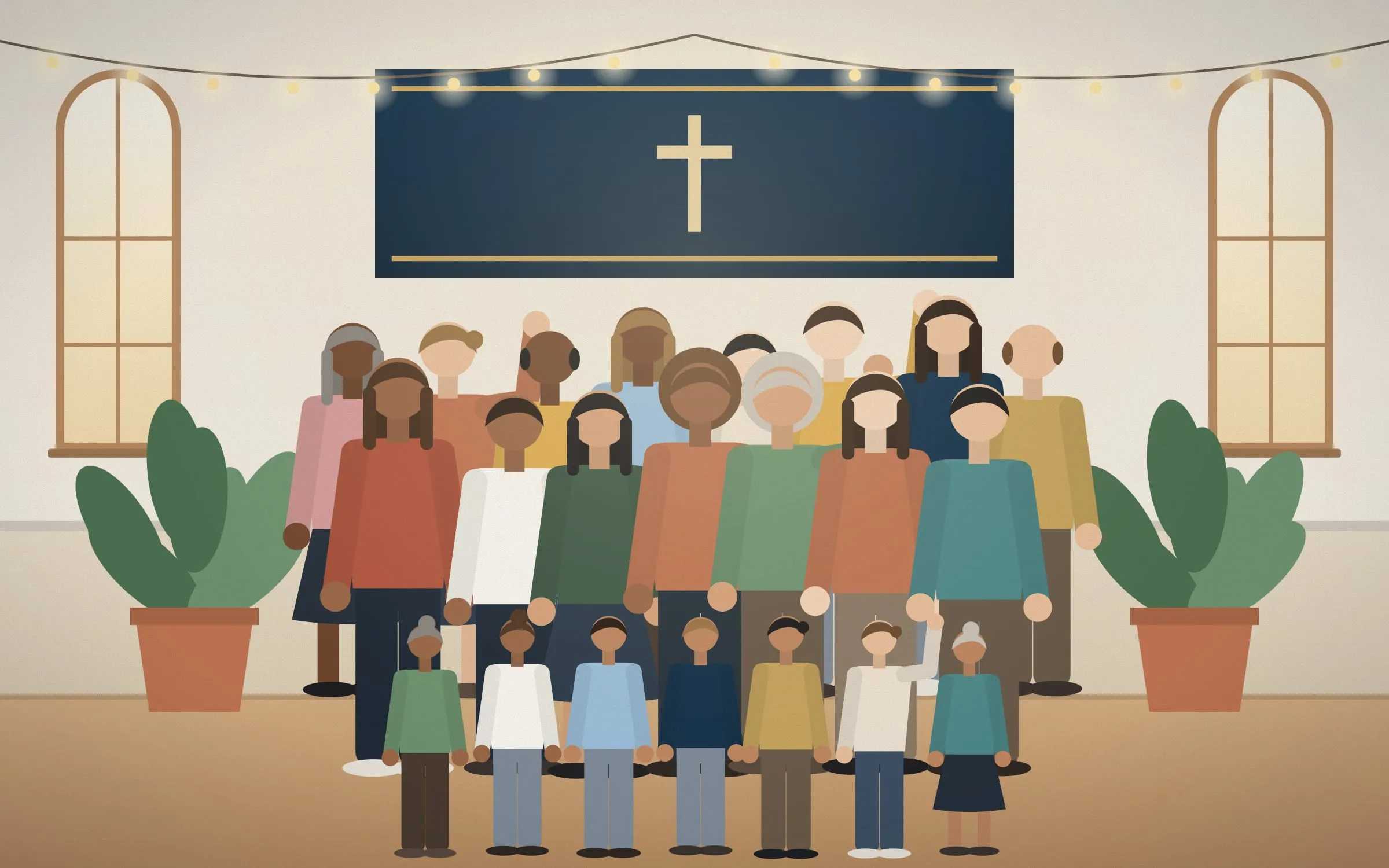 La comunidad de la iglesia reunida en Madrid